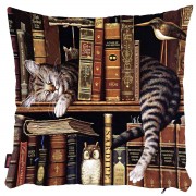 Kedili Yastık Kılıfı-19